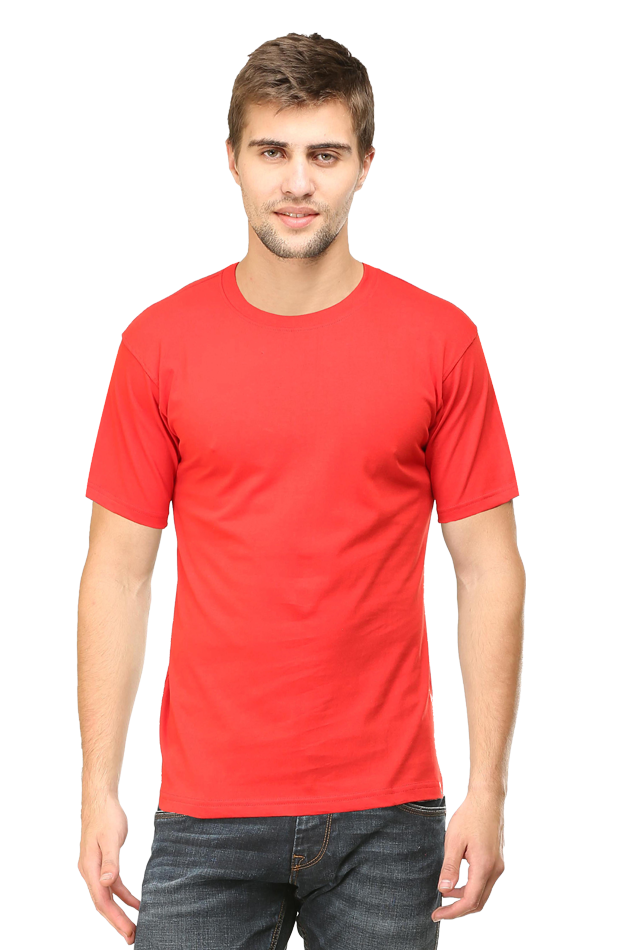 Men’s Premium Quality Round Neck Half Sleeve Plain Cotton T-Shirt