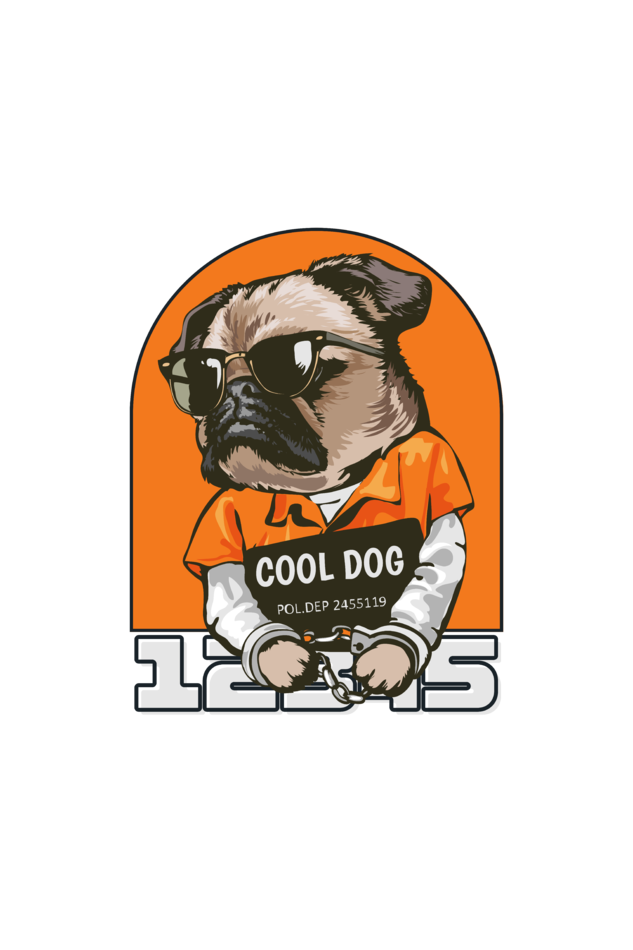 Cool Dog Tag Tee: Style Meets Canine Charm T-shirt Full Sleevs