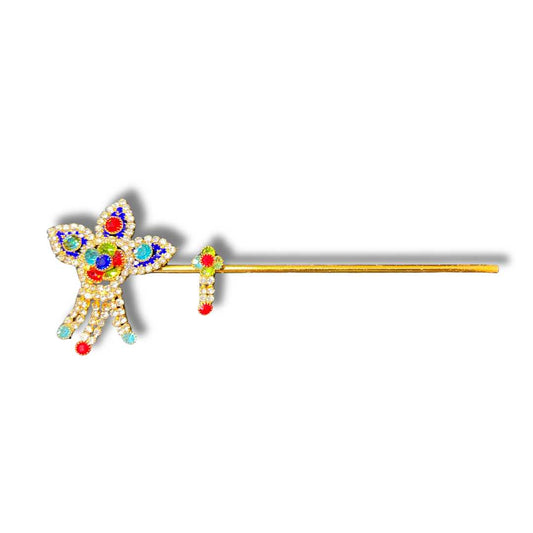 Big Metal Laddu Gopal Bansuri for Kanha Ji | Laddu Goap ji Bansuri | Size- 7/8/9/10