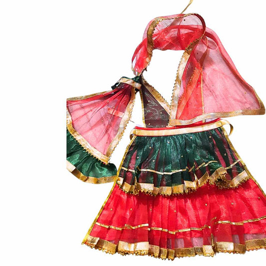 Mata Ji Ka Lehnga  Inch | Navratri Special Dress | Chunni Lehnga