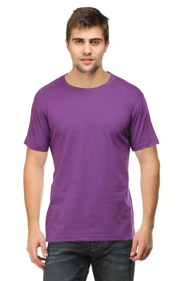 Men’s Premium Quality Round Neck Half Sleeve Plain Cotton T-Shirt