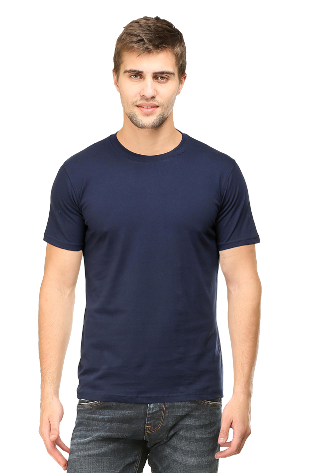 Men’s Premium Quality Round Neck Half Sleeve Plain Cotton T-Shirt