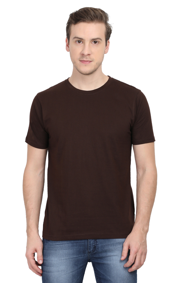 Men’s Premium Quality Round Neck Half Sleeve Plain Cotton T-Shirt