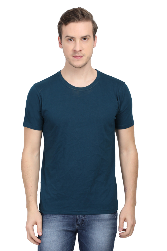 Men’s Premium Quality Round Neck Half Sleeve Plain Cotton T-Shirt