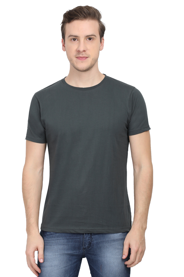 Men’s Premium Quality Round Neck Half Sleeve Plain Cotton T-Shirt