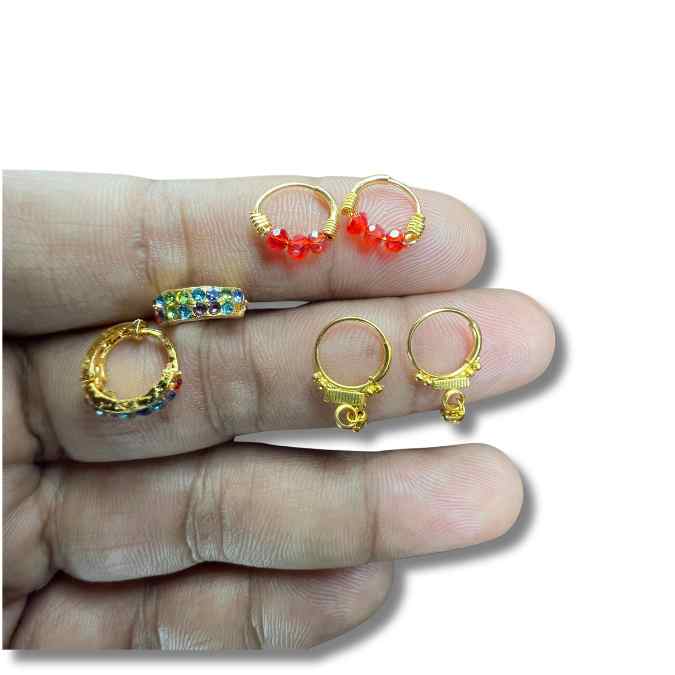 Jhumka 3 Pair Set for Girls/Ladies/Kids | Earrings for Girls Jerkan