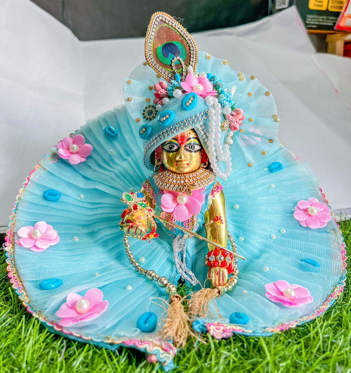 Laddu Gopal Ji Kodi Dress 04 | Hand Made Poshaak | Kanha Designer Dress