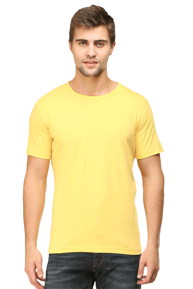 Men’s Premium Quality Round Neck Half Sleeve Plain Cotton T-Shirt