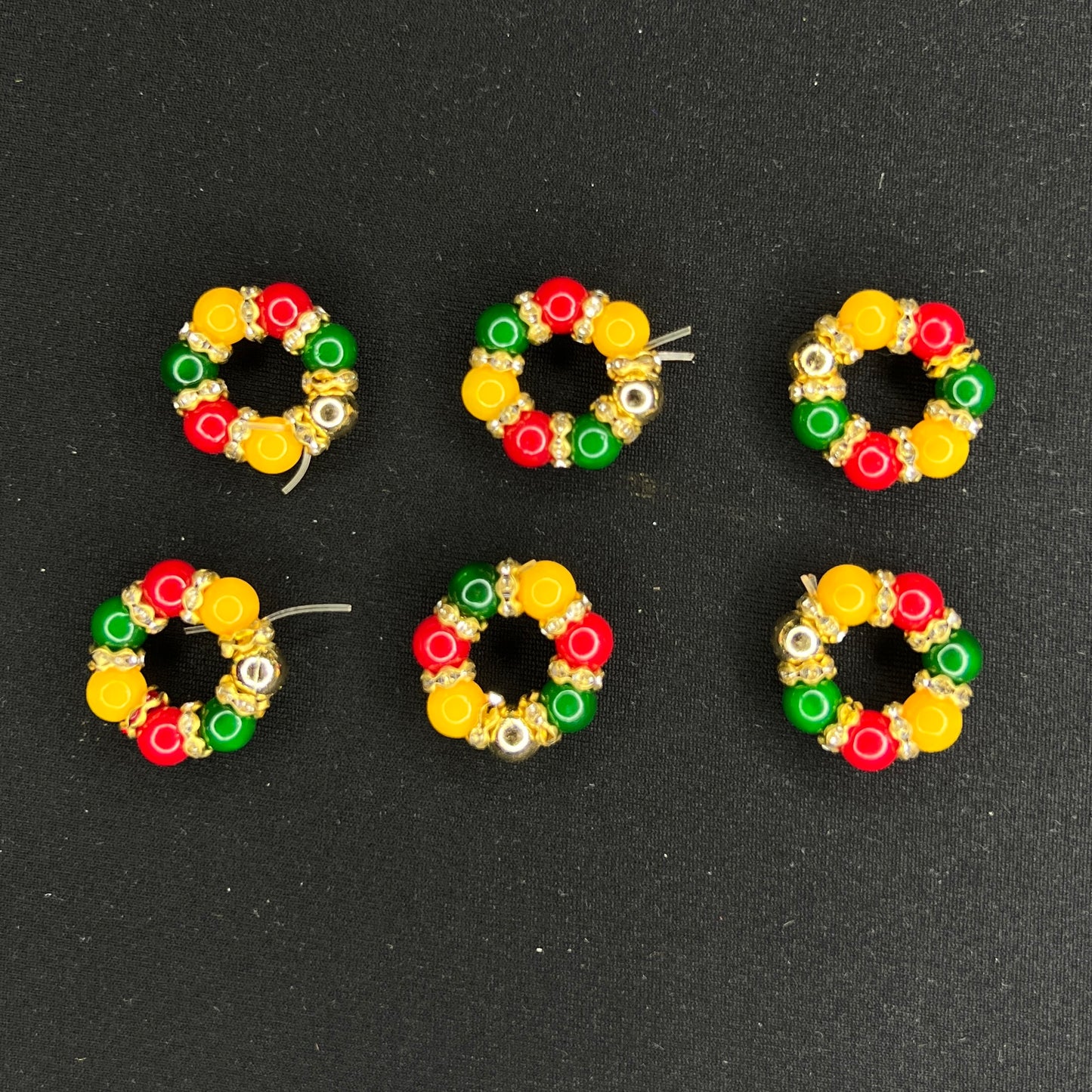 Combo Kada Set of 3 Radha Rani kngan & Gopal Ji kada Multi Color Jarkan Kada