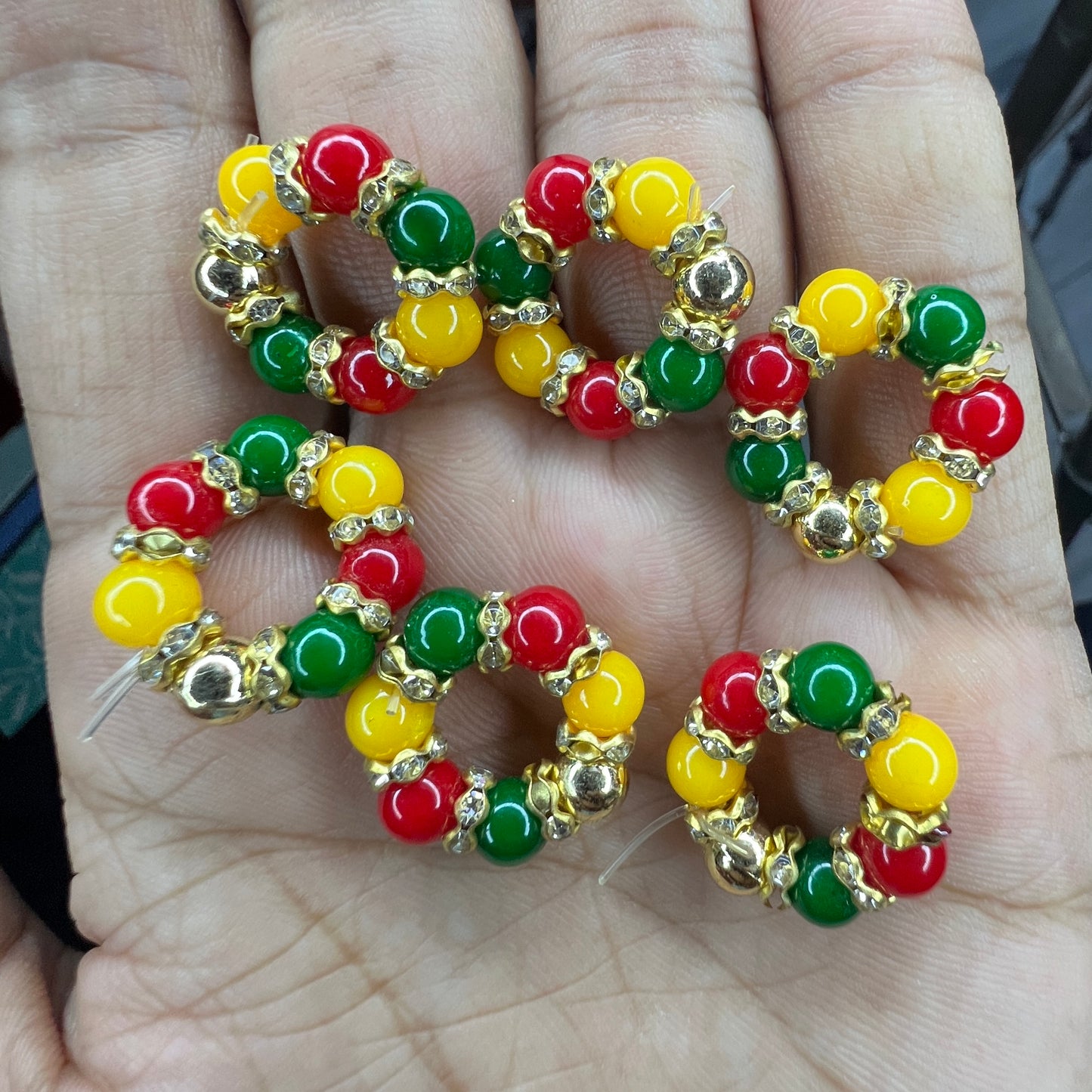 Combo Kada Set of 3 Radha Rani kngan & Gopal Ji kada Multi Color Jarkan Kada