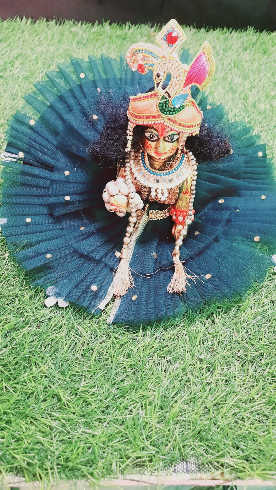 Laddu Gopal Ji Dress Hand Made Poshak Radha Rani