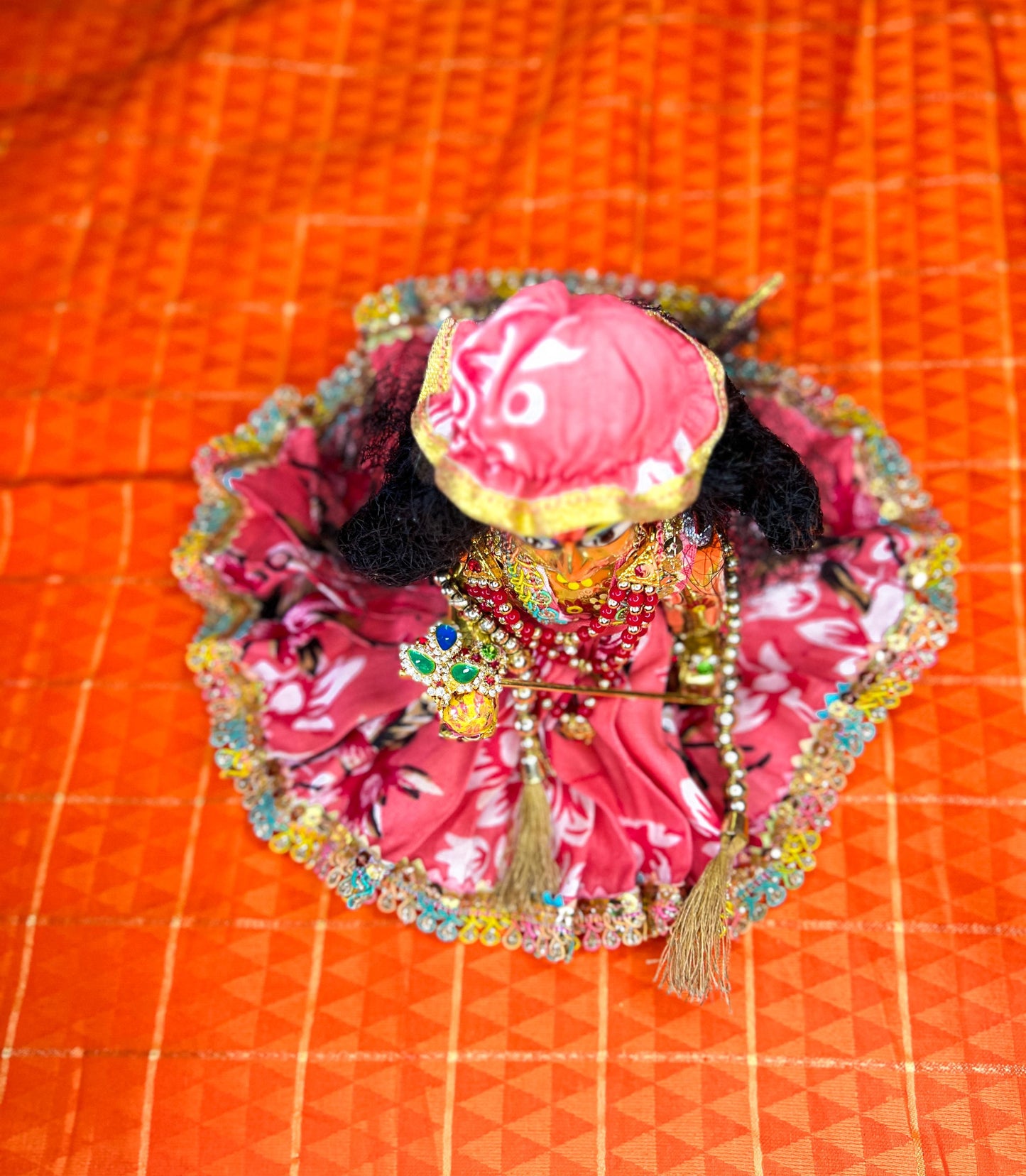 Laddu Gopal Ji Dress Hand Made Poshak Radha Rani Hand Made Dress