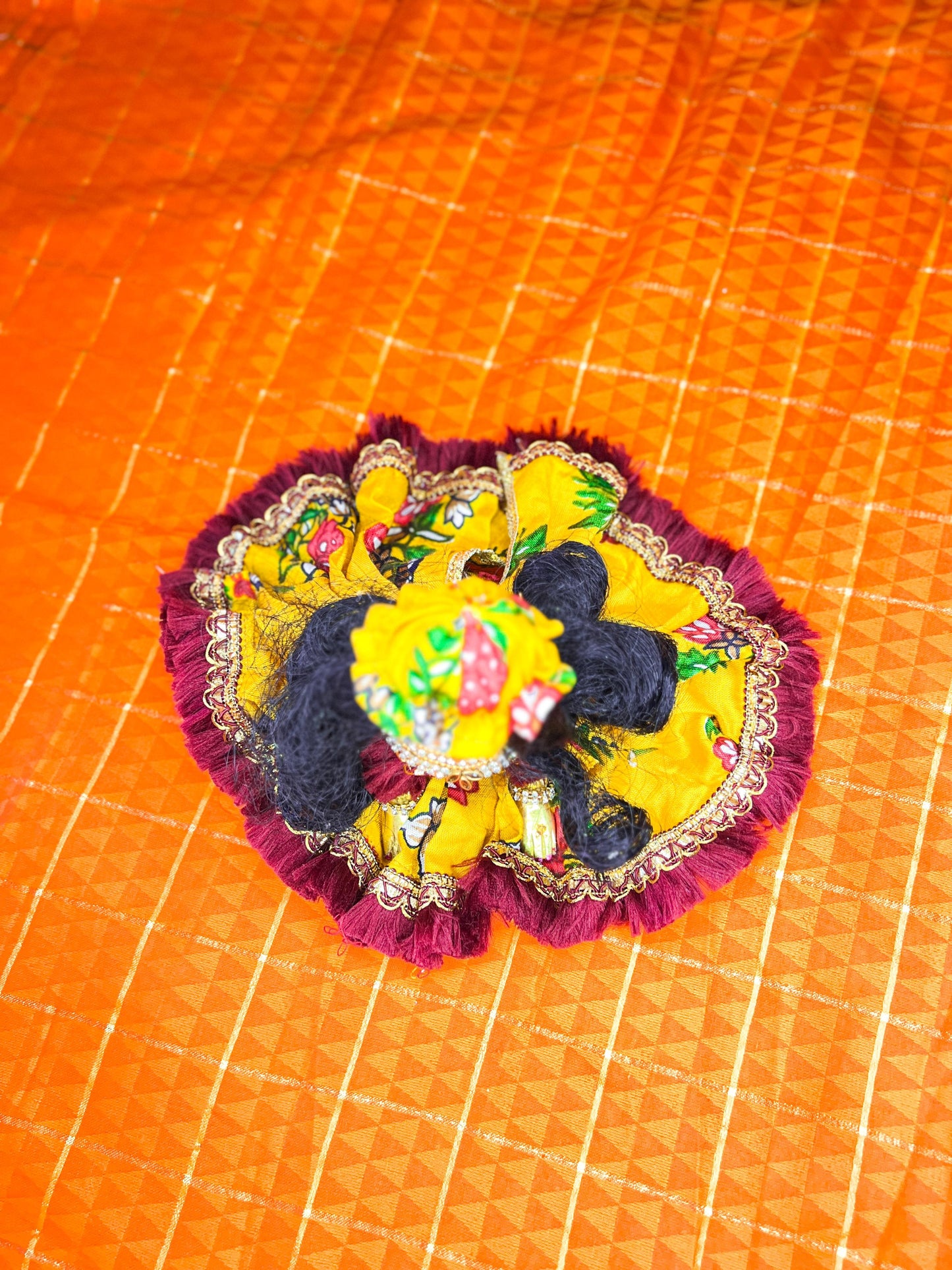 Laddu Gopal Ji Dress Hand Made Poshak Radha Rani Hand Made Dress