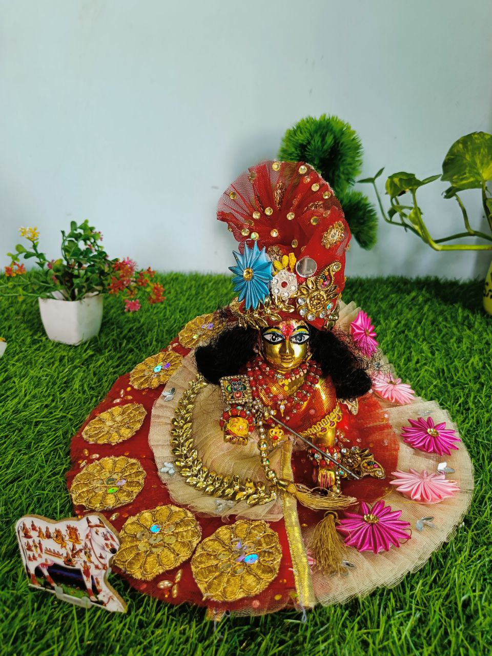 Laddu Gopal Ji Dress Hand Made Poshak